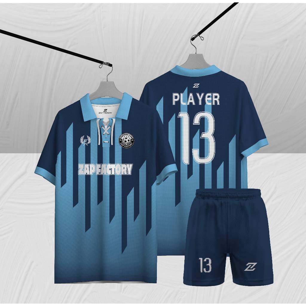 ZAP FACTORY - JERSEY SEPAK BOLA FUTSAL MINI SOCCER BAJU OLAHRAGA BADMINTON VOLI SPORT TALI 80