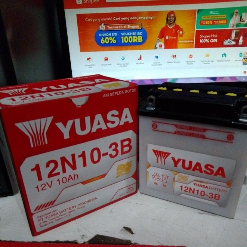 Accu aki merzy kz200 strum 12N10 Yuasa aki Yuasa uasa Battery 12N10-3B / Accu Yuasa 12N10-3B / Aki 1