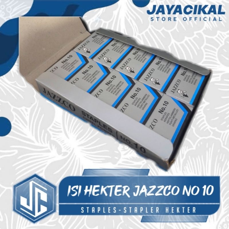 

[COD] Isi Staples JAZZCO No.10 | 1 Kotak Isi 20 Box | Kuat & Anti Macet