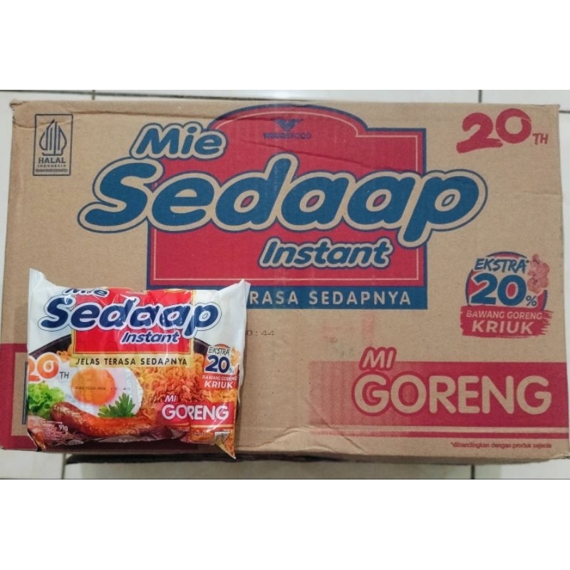 

Mie Sedaap Goreng 1 dus isi 40 bks @91gr