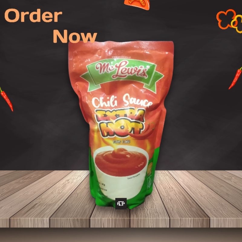

Mc Lewis Chili Sauce Extra Hot / Saos Cabe Extra Pedas | 1 kg