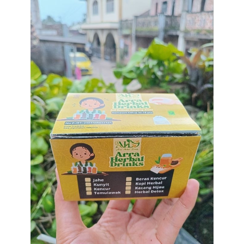 

Temulawak sugar Free kemasan Kantong Celup