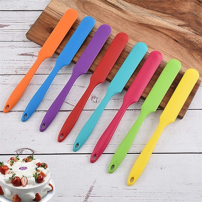 SPATULA MARGARIN MENTEGA BUTTER CAKE SCRAPER DAPUR PANJANG BAHAN SILIKON / SPATULA SCRAPER KUE
