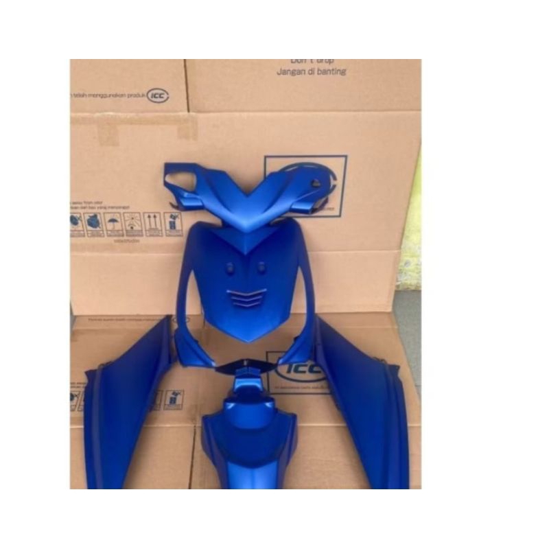 cover full body halus motor beat karbu 2008-2012 biru doff