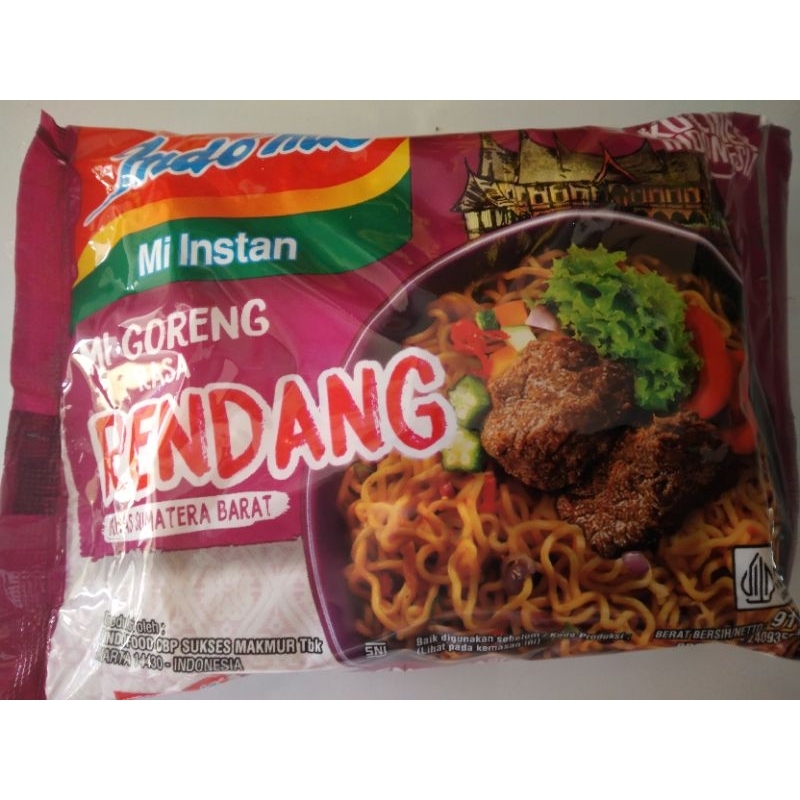 

Indomie Goreng Rendang Kemasan 75 Gram