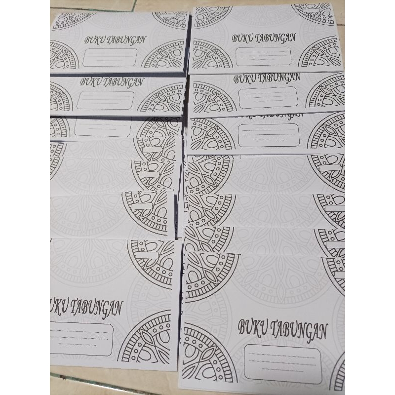 

Buku tabungan motif batik isi 30 20 12 halaman