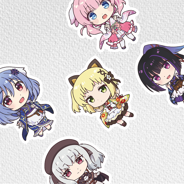 

[ VINYL & CHROMO 7 CM] ANIME cetak stiker Game/STIKER MURAH TEMA ANIME PRIMA DOLL /murah/stiker medium