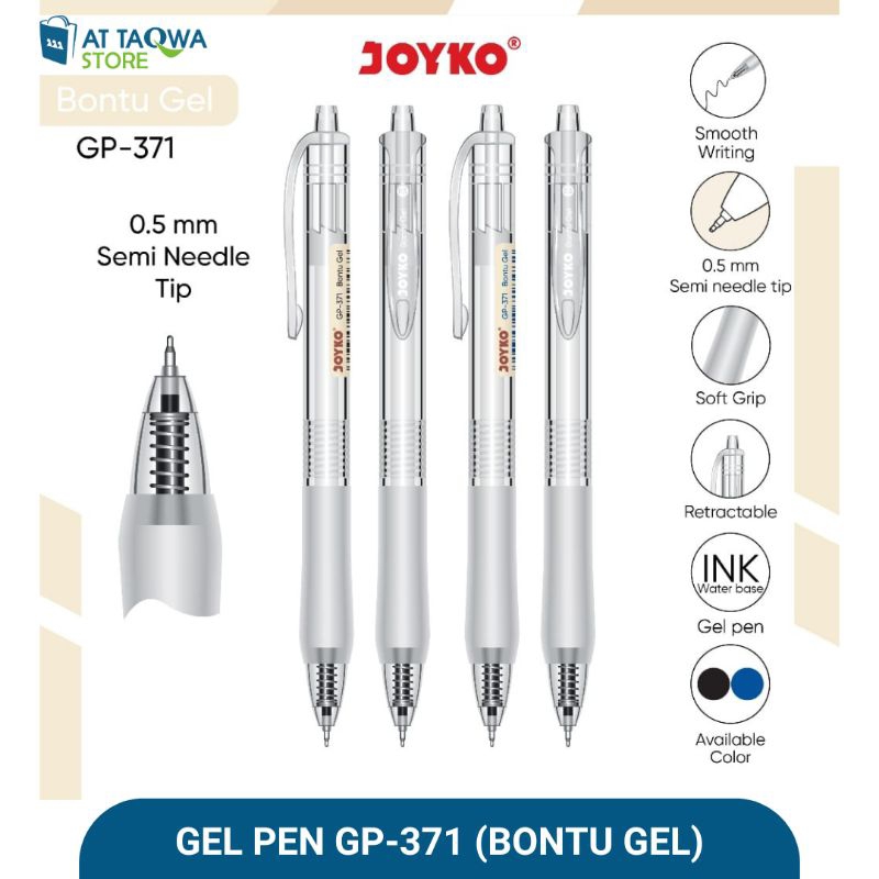 

Gel Pen Pulpen Pena Joyko GP-371 Bontu Gel 0.5 mm