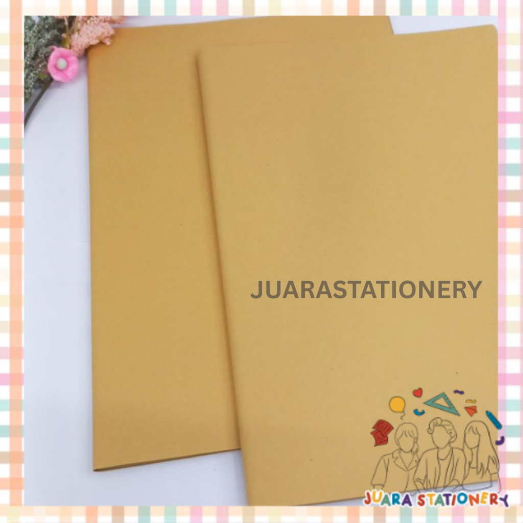 

Sampul Coklat Ukuran Kuarto atau Boxy / Sampul Buku Sekolah Cokelat