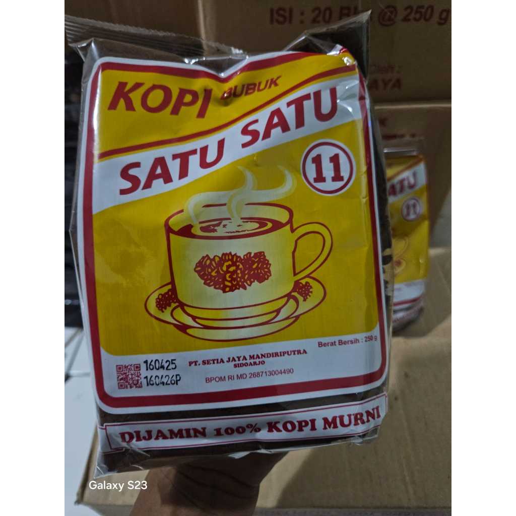 

Kopi SATU SATU KEMASAN 250gr