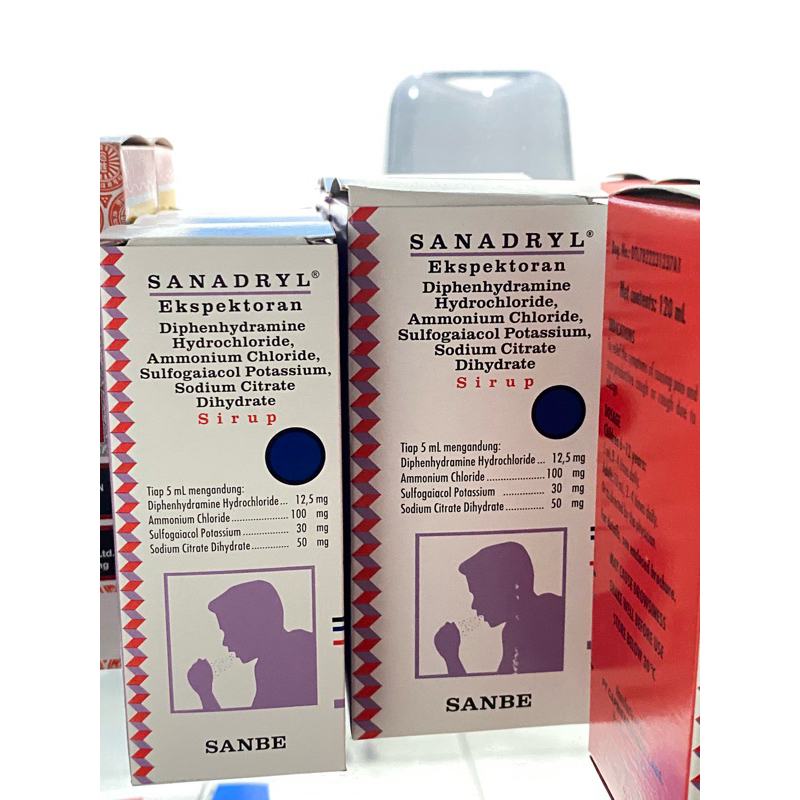 SANADRYL SIRUP/ OBAT BATUK/ BATUK BERDAHAK