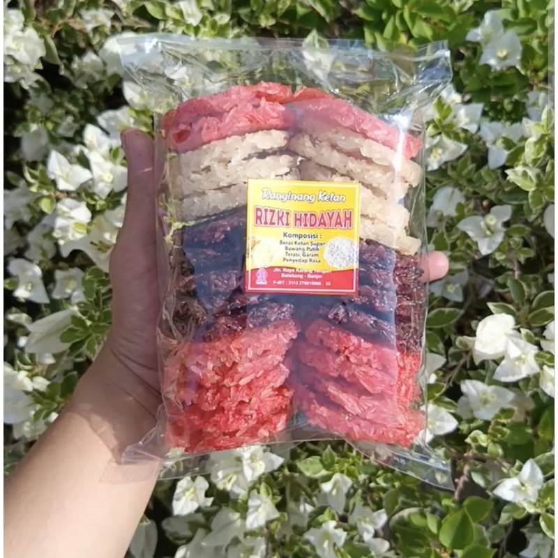 

[ Rasa Mix 500 gram ] Rengginang Mentah Ketan Super