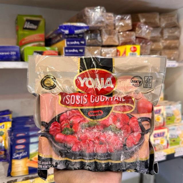 

YONA sosis cocktail merah 450g
