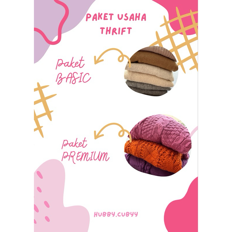 paket usaha thrift basic termurah