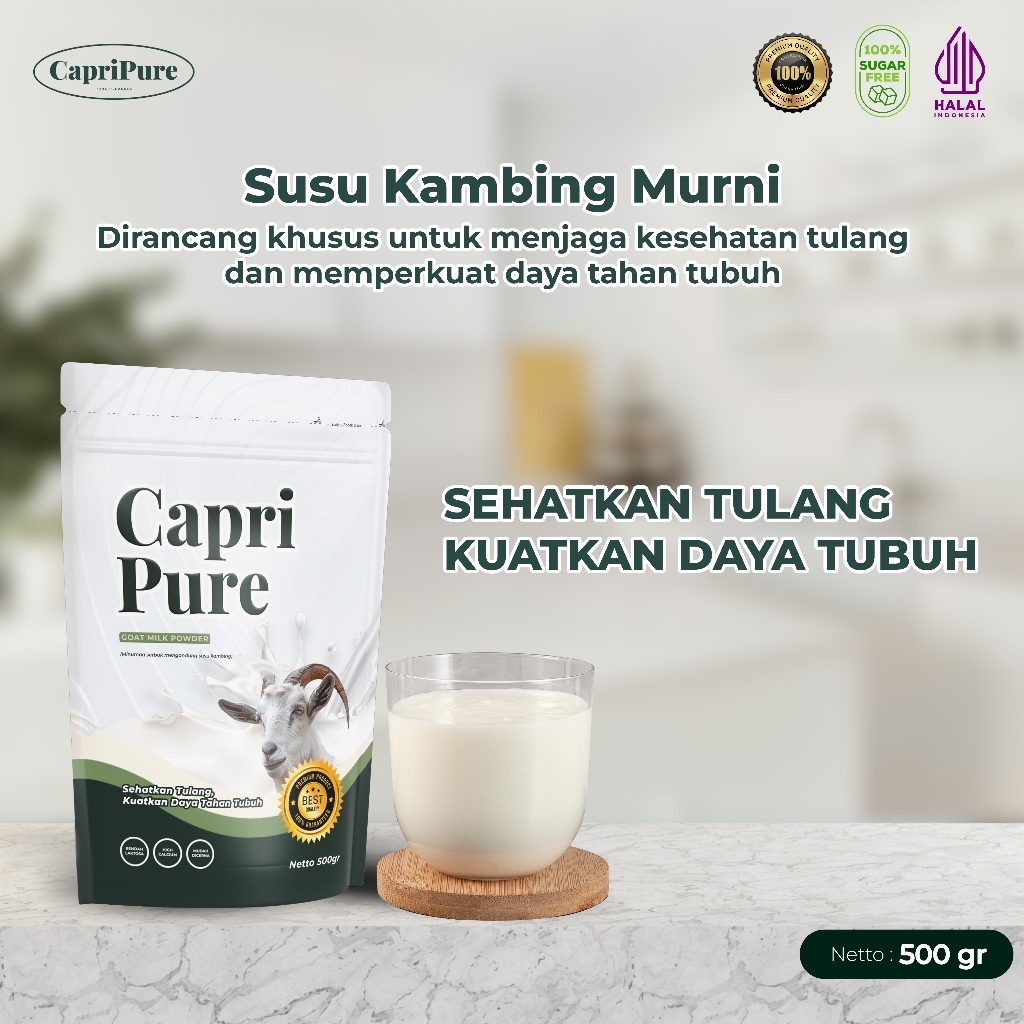 

Capripure - Susu Kambing Bubuk Murni untuk Sehatkan Tulang
