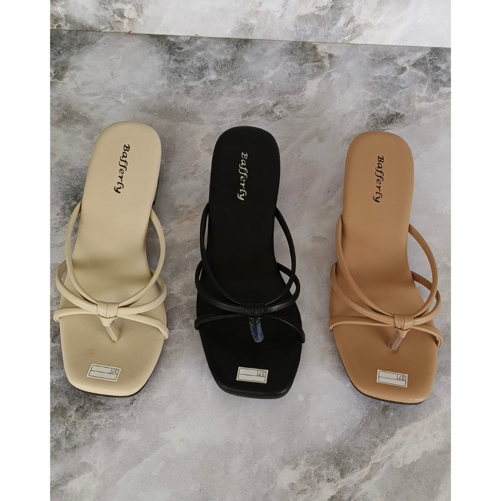 BAFFERLY SANDAL HAK  TAHU WANITA 3CM