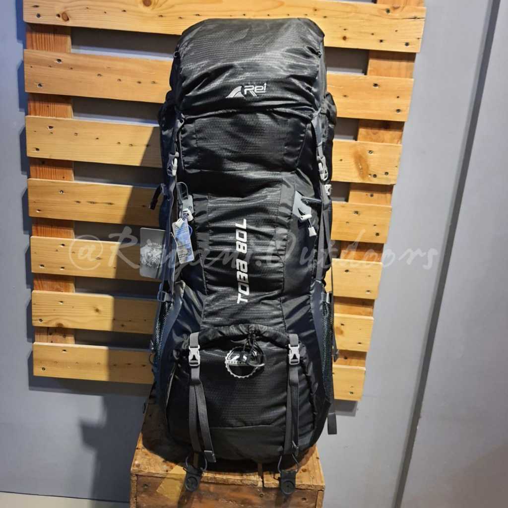 CARRIER TOBA 80L AREI OUTDOORGEAR ORIGINAL TAS GUNUNG REI TOBA TAS HIKING MENDAKI TAS KERIL 80L AREI