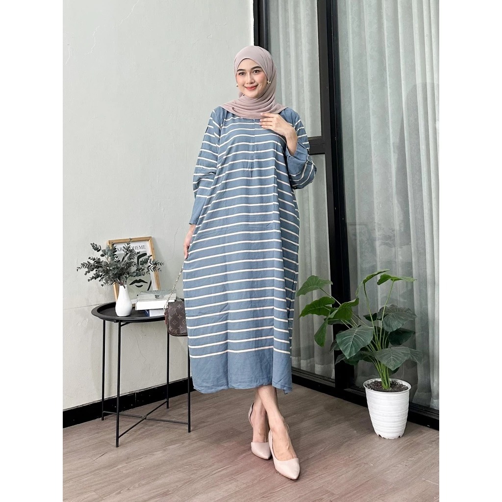 Daster Chelite Lengan Panjang Stylish dan Modern