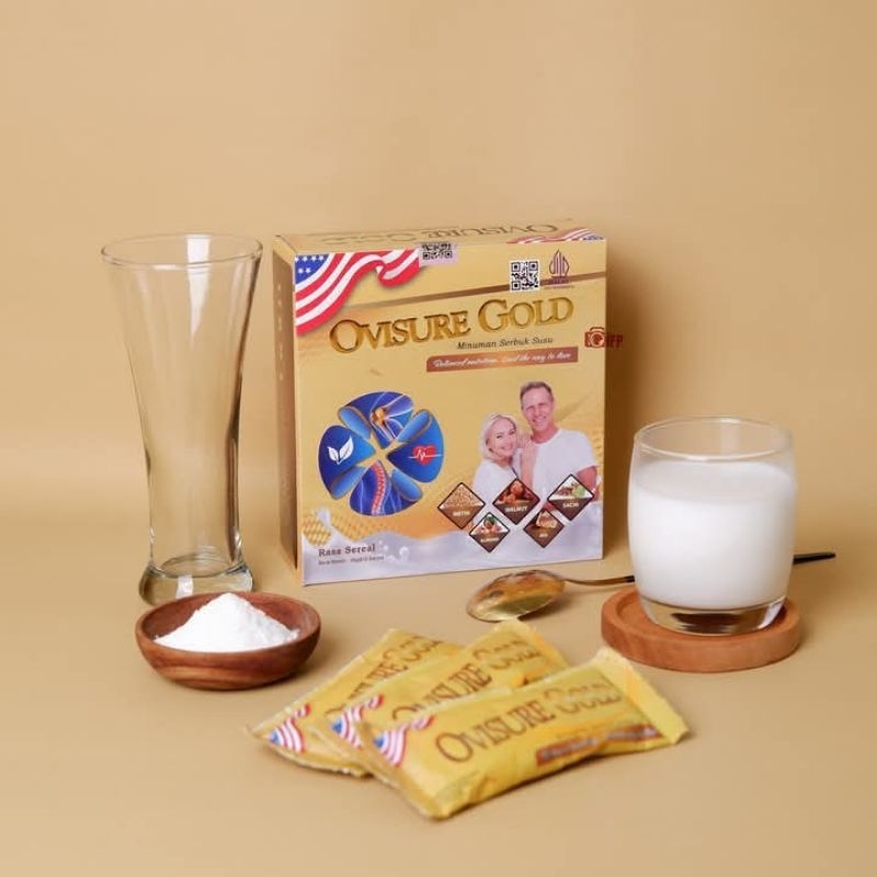 

OVISURE GOLD SUSU DAN OBAT VITAMIN TULANG DAN SENDI SYARAF KEJEPIT ORIGINAL USA