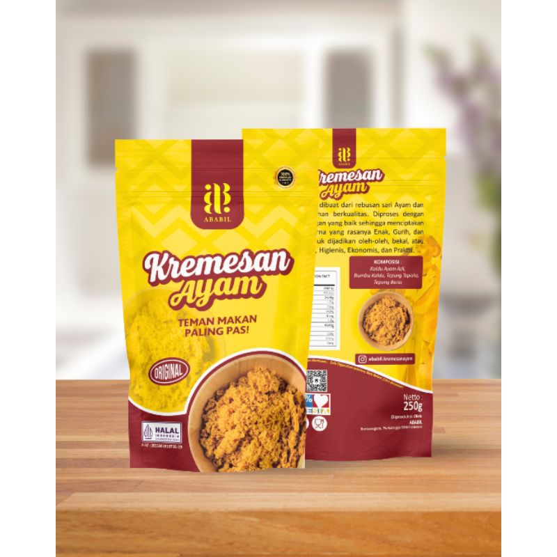 

Kremesan Ayam ABABIL- ORIGINAL 250 Gram