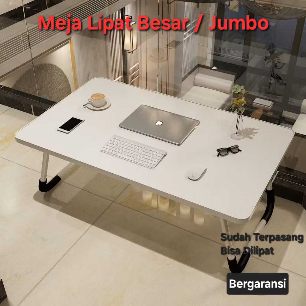 Meja Laptop Lesehan Lipat 100x50 100x40 80x40 Meja Belajar Kerja Lesehan