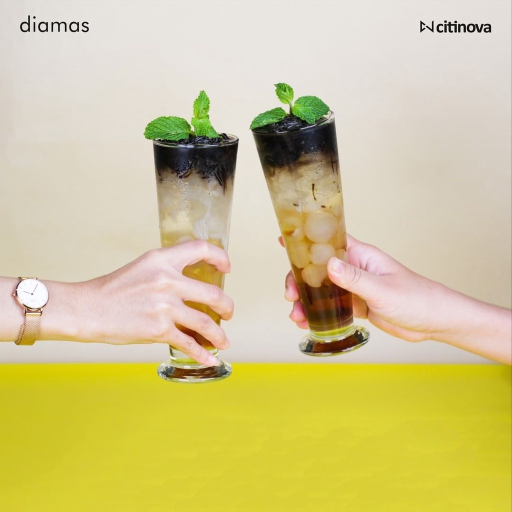 6PCS GELAS CITINOVA BAVARIA 400ML / GELAS TINGGI KACA / GELAS HIGHBALL/ SET CANGKIR GELAS SOUVENIR K