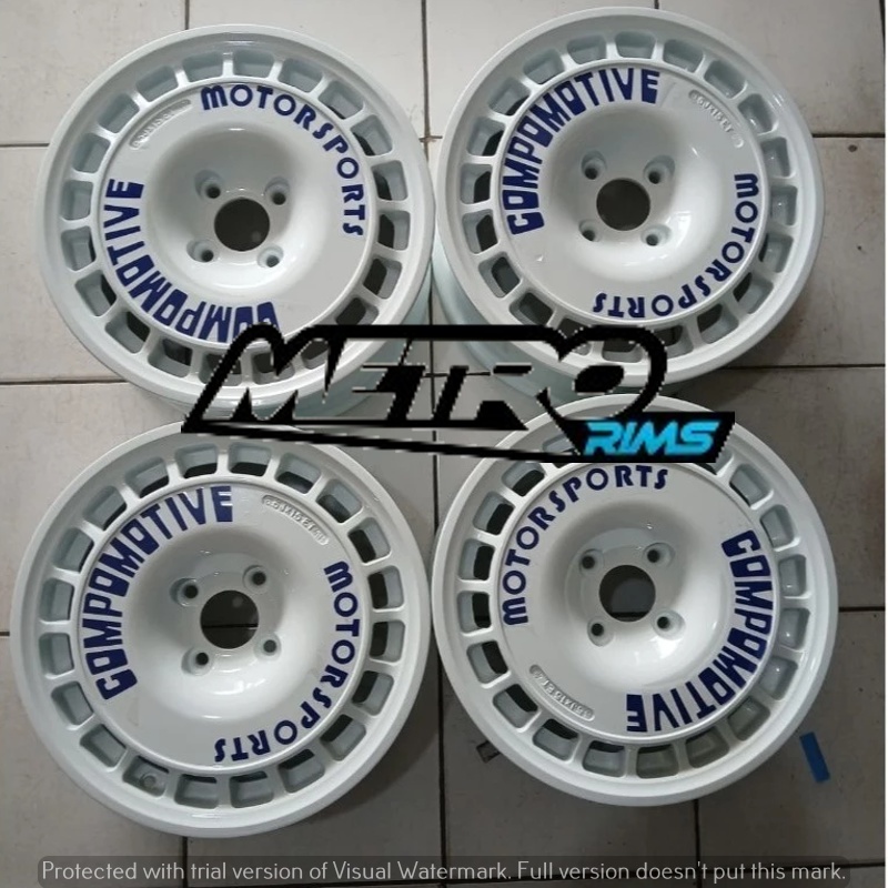 VELG MOBIL COMPOMOTIVE RING 15 PCD 4X114,3 UNTUK AVANZA XENIA LIVINA EVALIA GALANT BINGUO-METRO RIMS