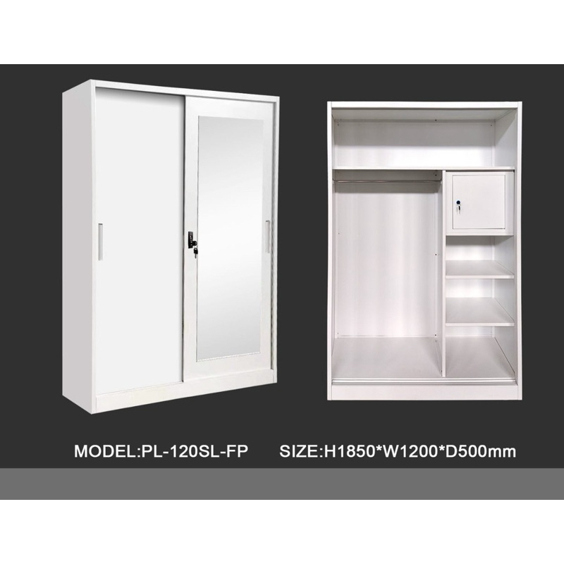 lemari besi sliding 2 pintu jumbo