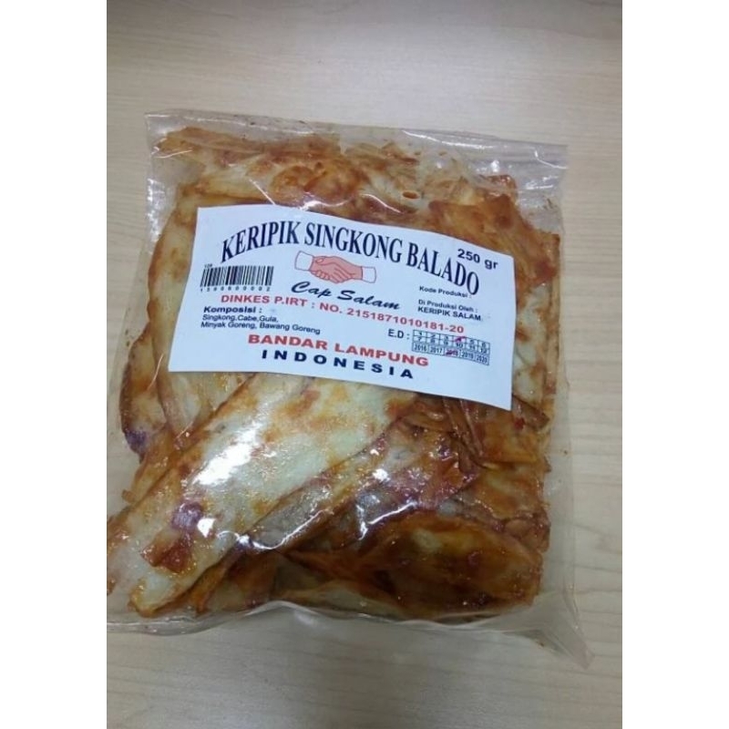 

keripik singkong balado Cap Salam