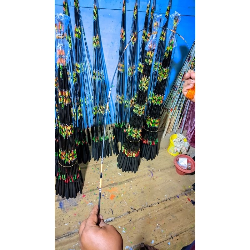 joran pancing fiber solid lentur