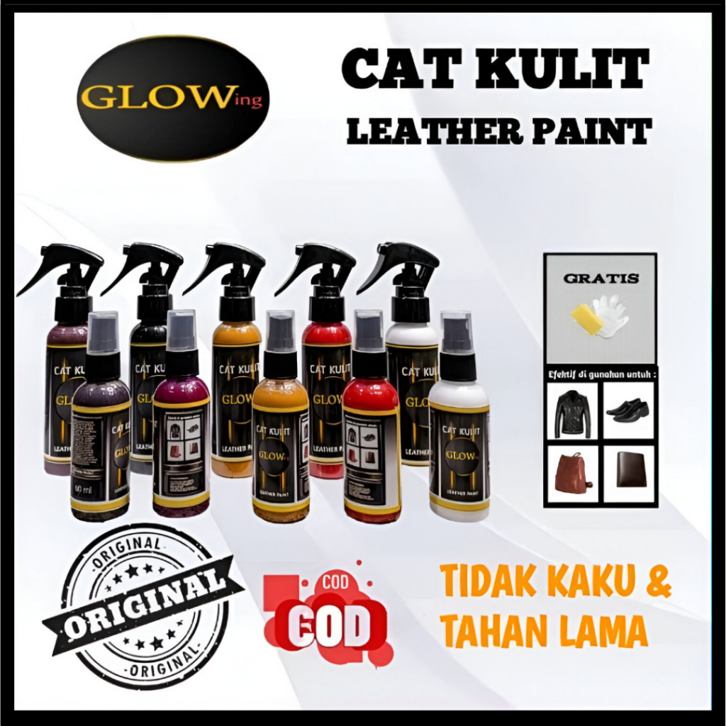 CAT KULIT REPAINT SEPATU / CAT JAKET KULIT / CAT TAS KULIT / CAT SOFA / CAT REPAINT JOK MOBIL - MOTO