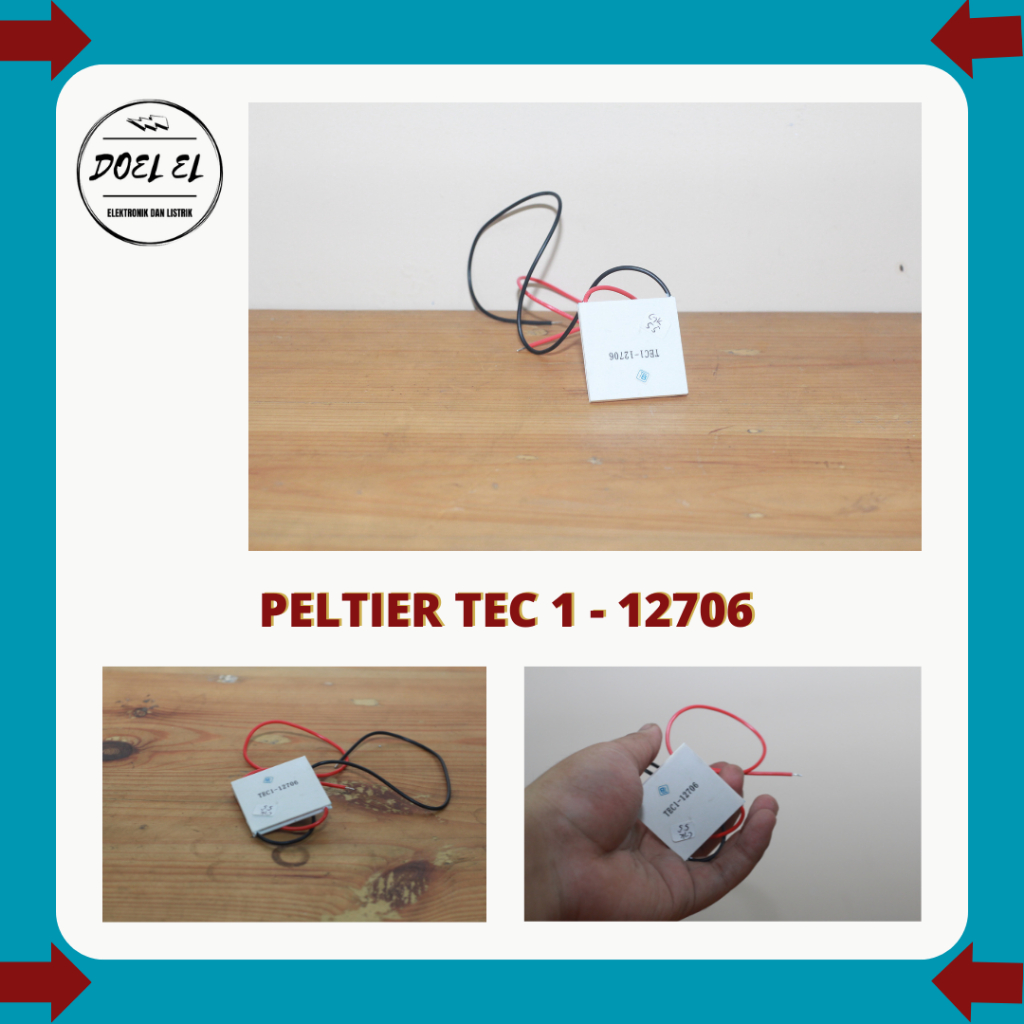 TEC 1 - 12706 PELTIER THERMOELECTRIC COOLING