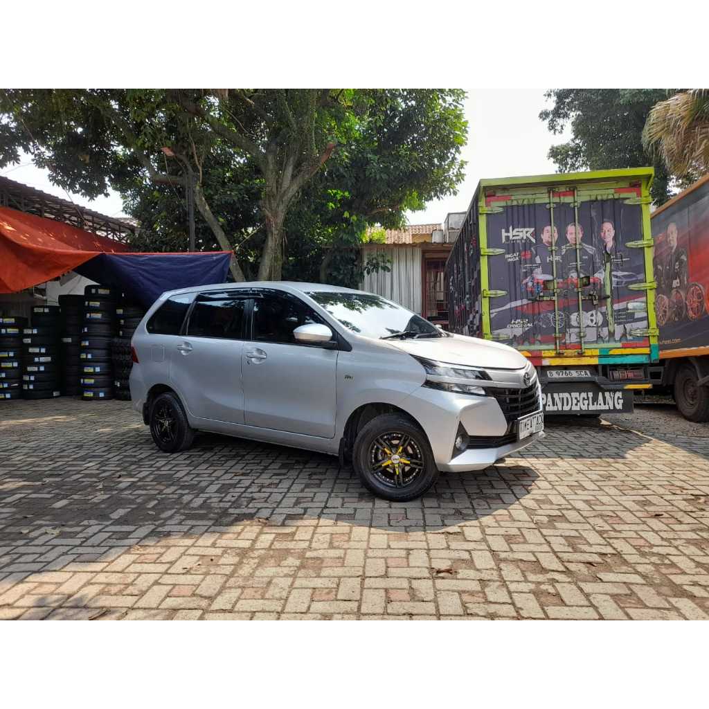 PAKET VELG PLUS BAN ACCELERA 185 70 R14 UNTUK MOBIL AVANZA USE VELG HSR KEUNIKAI RING 14