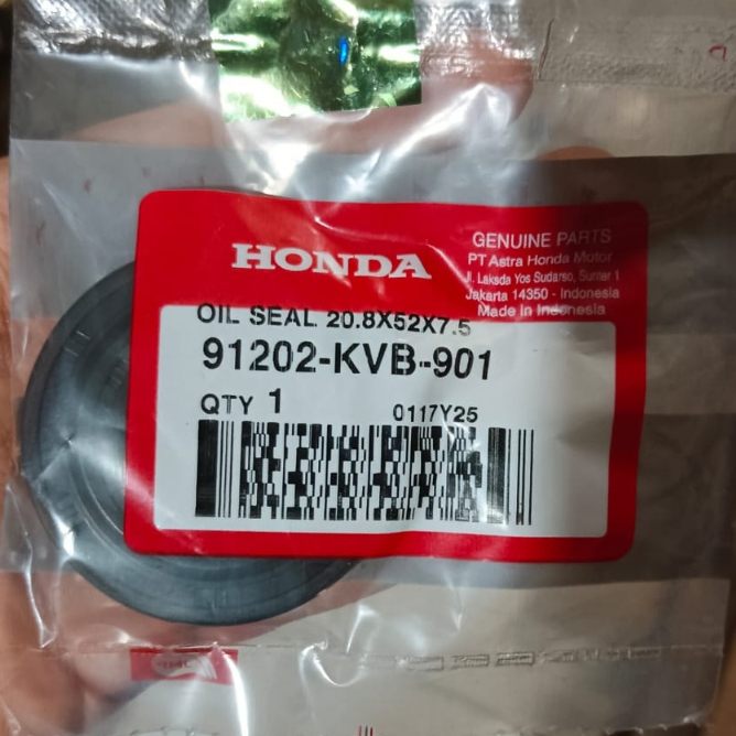 Seal Kruk AS Kiri BEAT/VARIO KARBU Original AHM