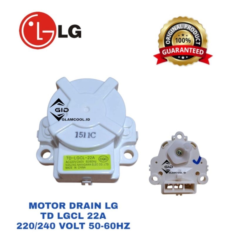 DRAIN MOTOR | MOTOR DRAIN LG TD-LGCL-22A MESIN CUCI LG NAKAGAWA ORIGINAL