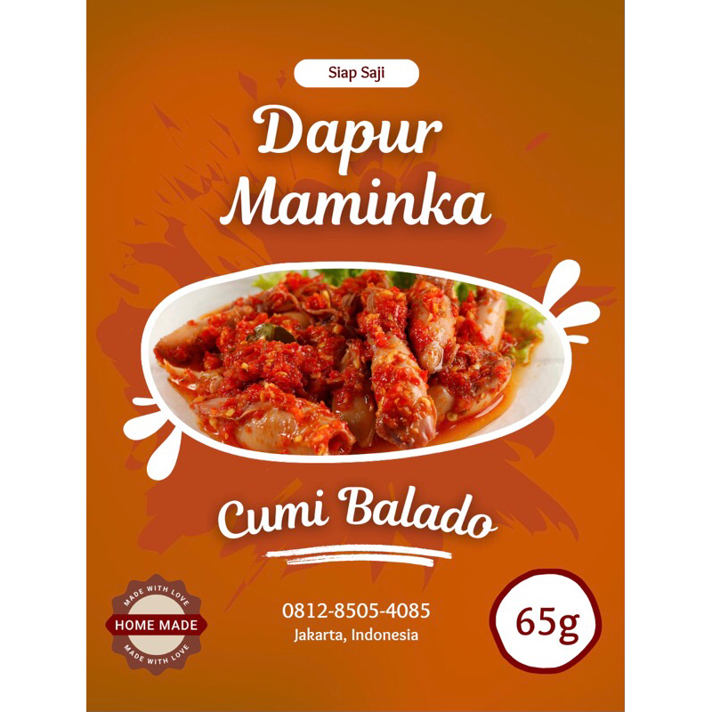 

SAMBAL CUMI BALADO 65 GRAM