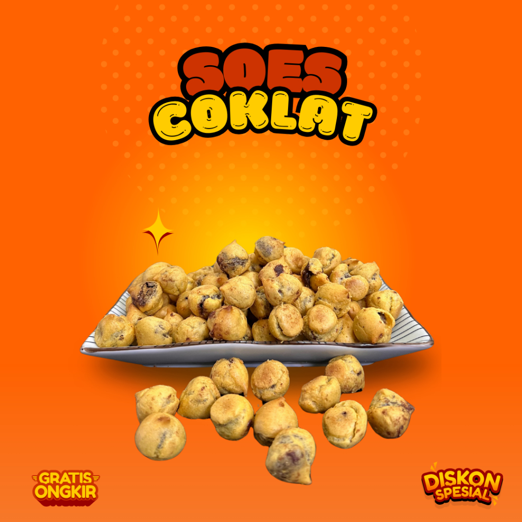 

Kue Soes Coklat – Lembut, Manis, dan Lezat Chocolate Food Snack Cemilan Kering Makanan Camilan Cokelat Susu Toples