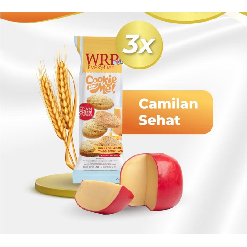 

WRP Edam Cheese Cookies 30g - Camilan Diet