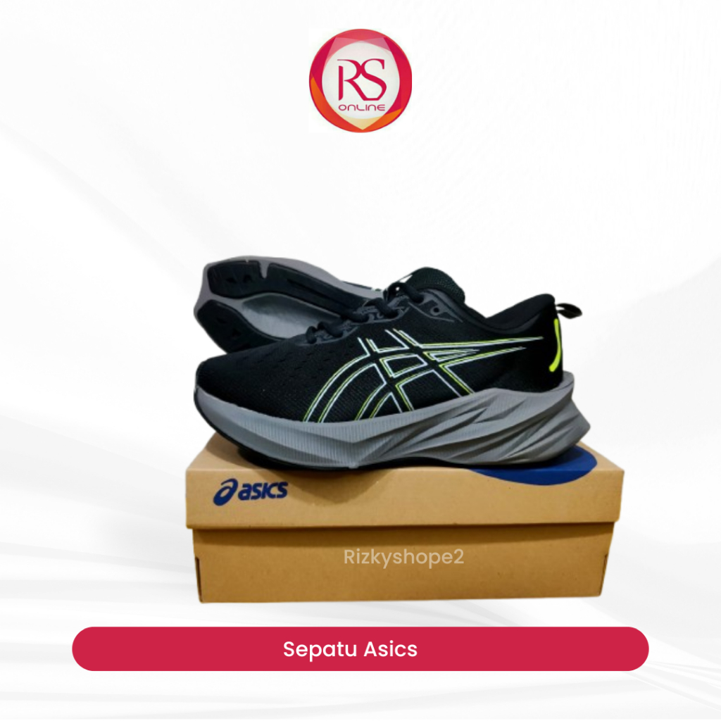 Sepatu Lari ASICS Running Shoes Unisex - Sneakers Sport Pria Wanita Nyaman & Ringan