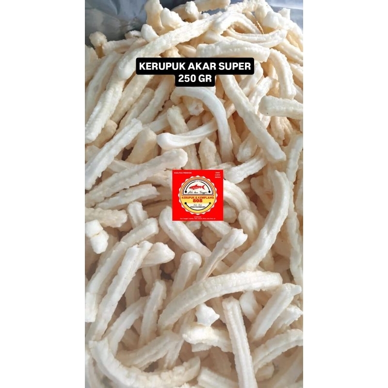 

250GR STIK AKAR SUPER IKAN KERUPUK IKAN SUPER AKAR RENYAH