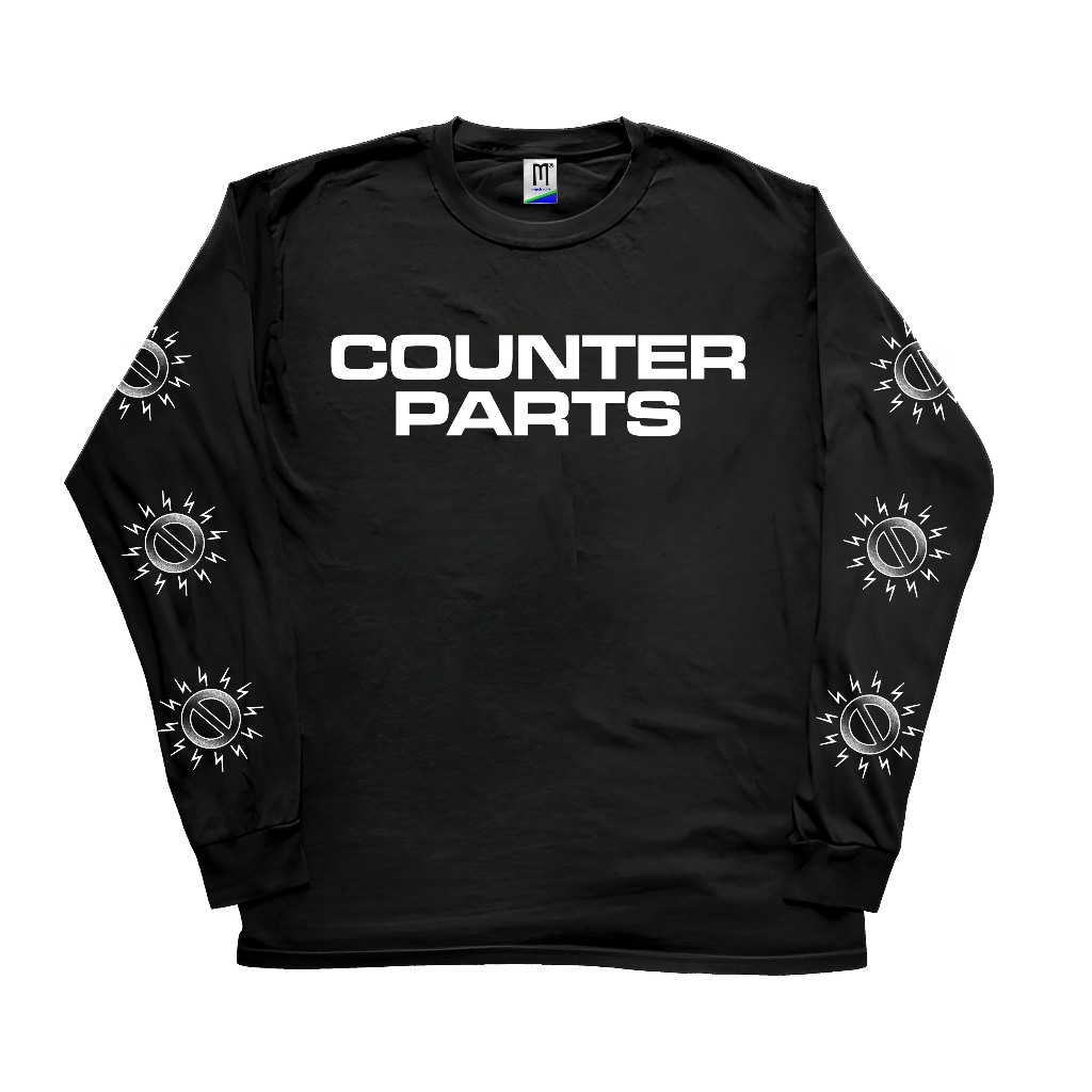 T-Shirt LONG SLEEVE COUNTERPARTS - NOT YOU | HARDCORE | kaos band| Tag Merchcons |