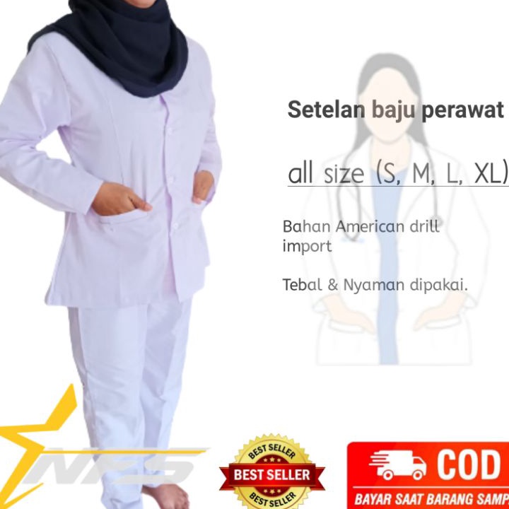 seragam perawat seragam bidan baju perawat putih wanita baju kerja seragam dinas seragam sekolah per