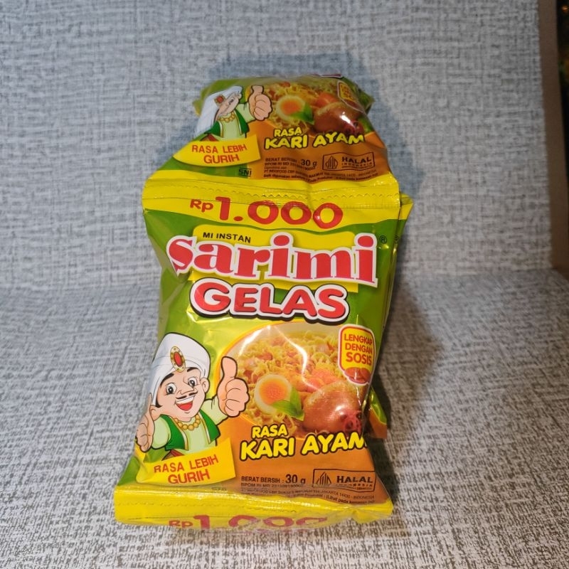 

[1 renceng] 10×30 gr Sarimi Gelas Rasa Kari Ayam Indofood Mi Instan dalam Gelas Termurah Terlengkap Terbaru Harga Grosir Snack Camilan
