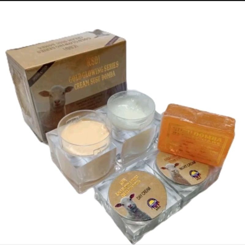 Paket Cream Susu Domba Gold 30gr || Cream Sudom Gold gede || Paket CSD gold 30gram