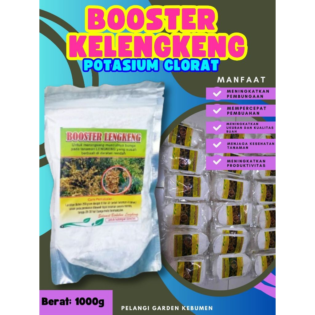 UNGGULAN  Booster Kelengkeng Murni, Booster Kelengkeng Murni 1Kg, Booster Kelengkeng Merah