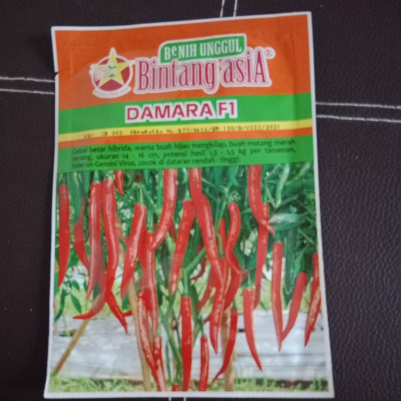 

Benih Cabai besar Damara F1 10 gr