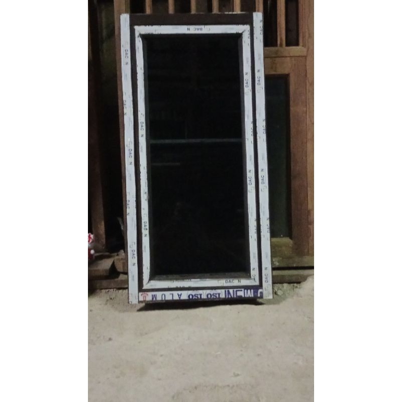 kusen jendela aluminium ukuran 120x60 bisa custom fast respon