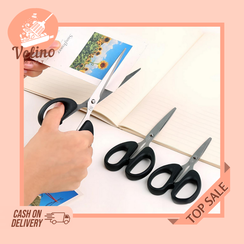 

Gunting Stainless Steel / Scissors Pemotong Kertas / Alat Pemotong Serbaguna