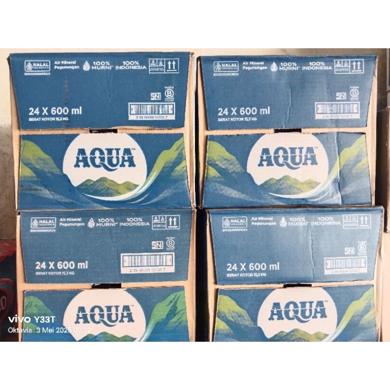 

AQUA BOTOL 24x600ml