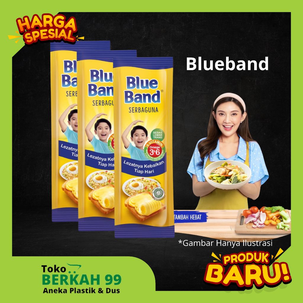 

Blue Band Margarin serbaguna Sachet 20 gram